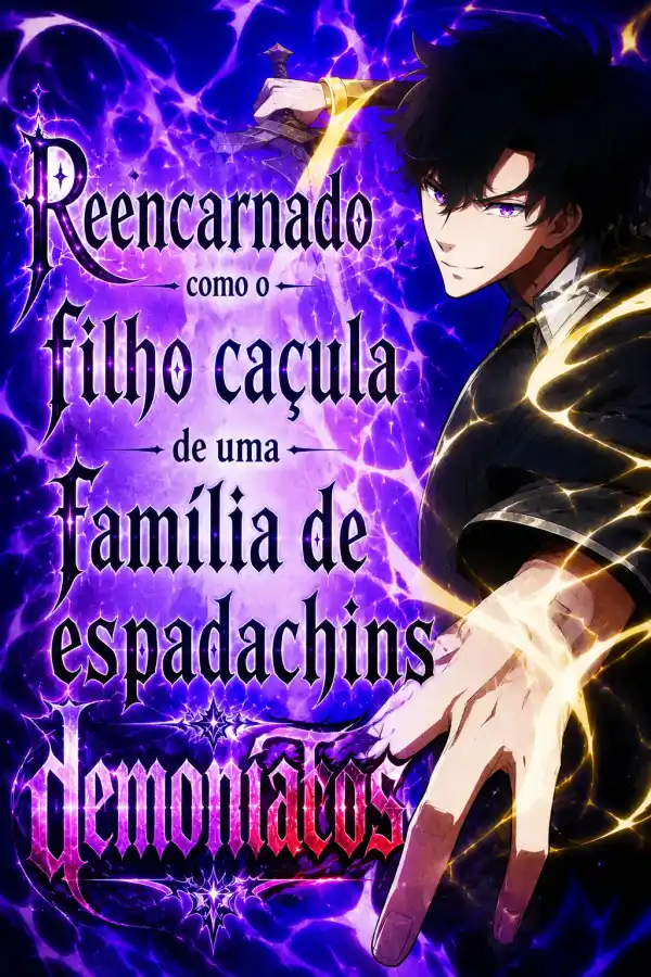 Reencarnado como o filho caçula de uma família de espadachins demoníacos