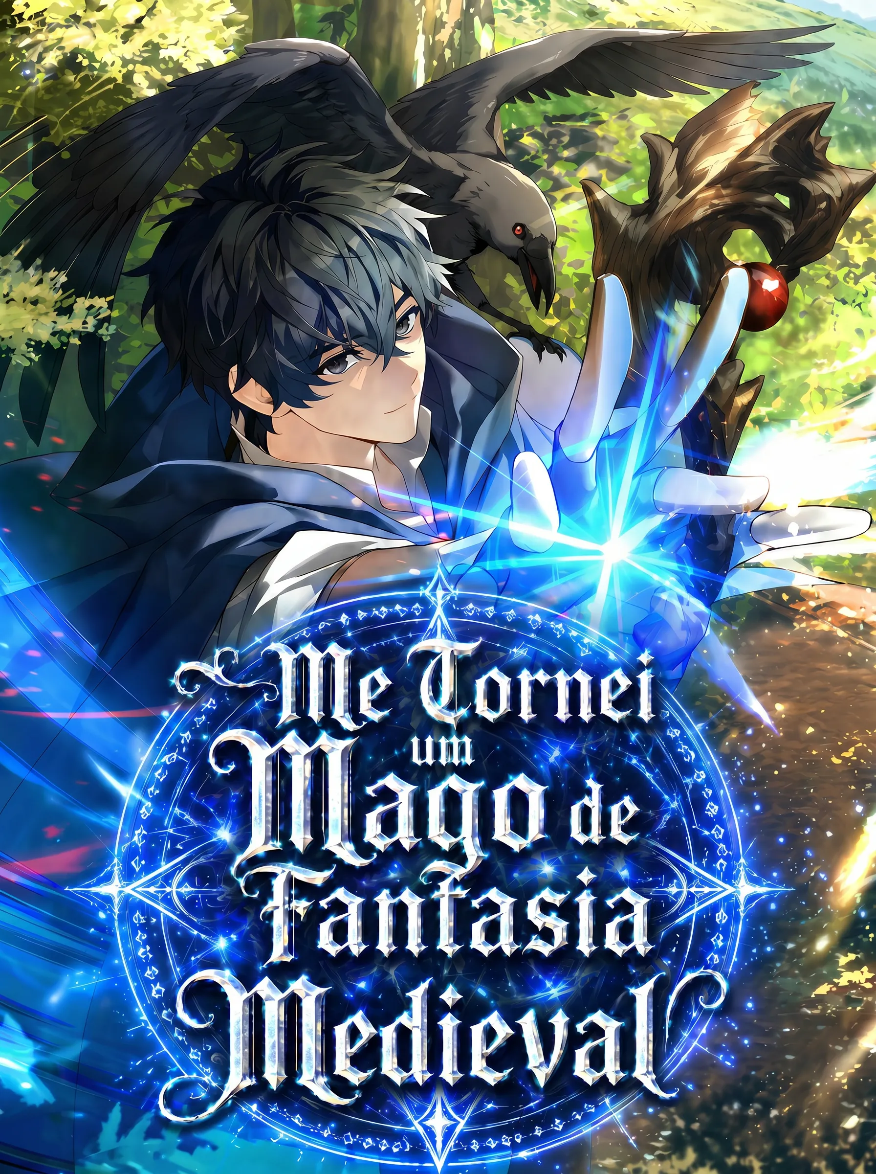 Me tornei um mago de fantasia medieval
